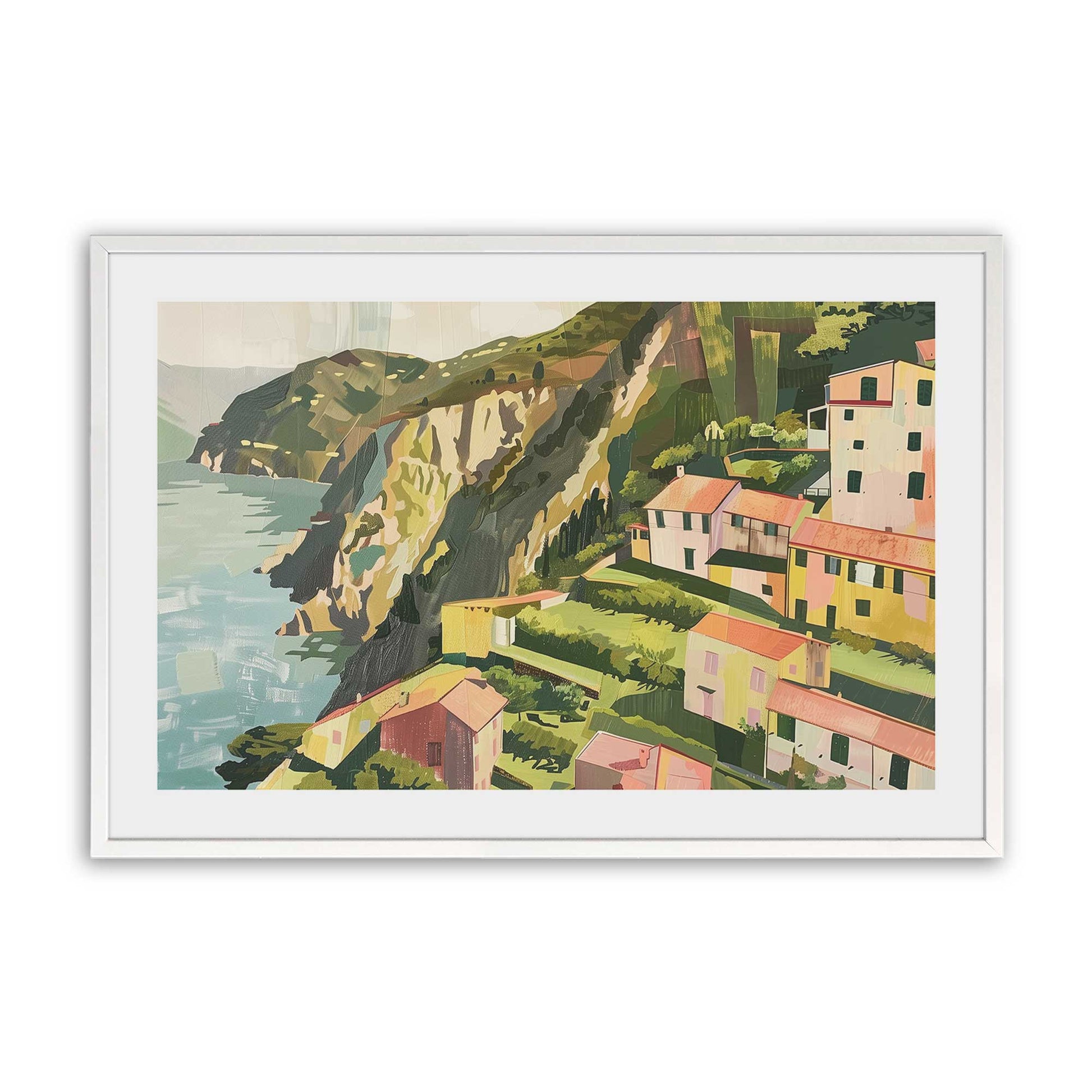 [Color:Opaque White], Picture of art in a Opaque White frame
