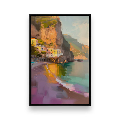 [Color:Satin Black], Picture of art in a Satin Black frame