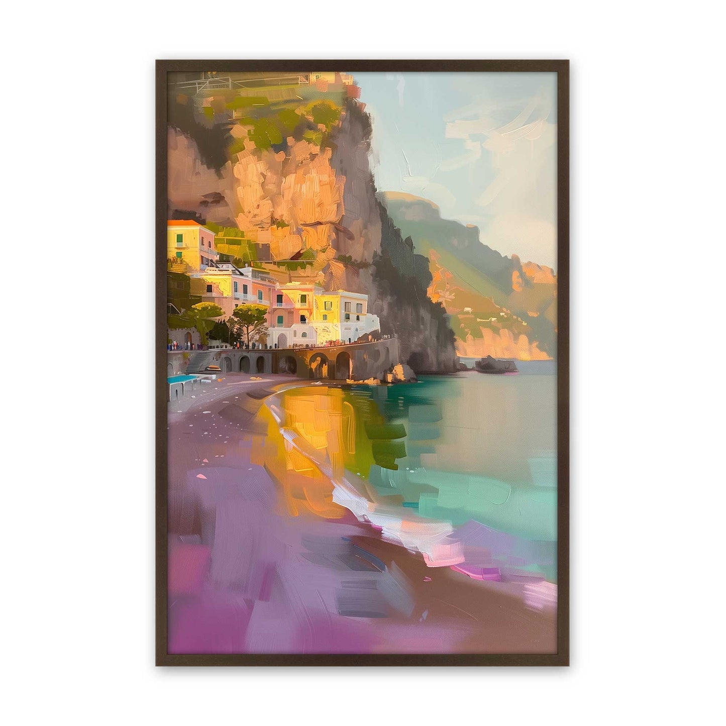[Color:Belvinder Brown], Picture of art in a Belvinder Brown frame