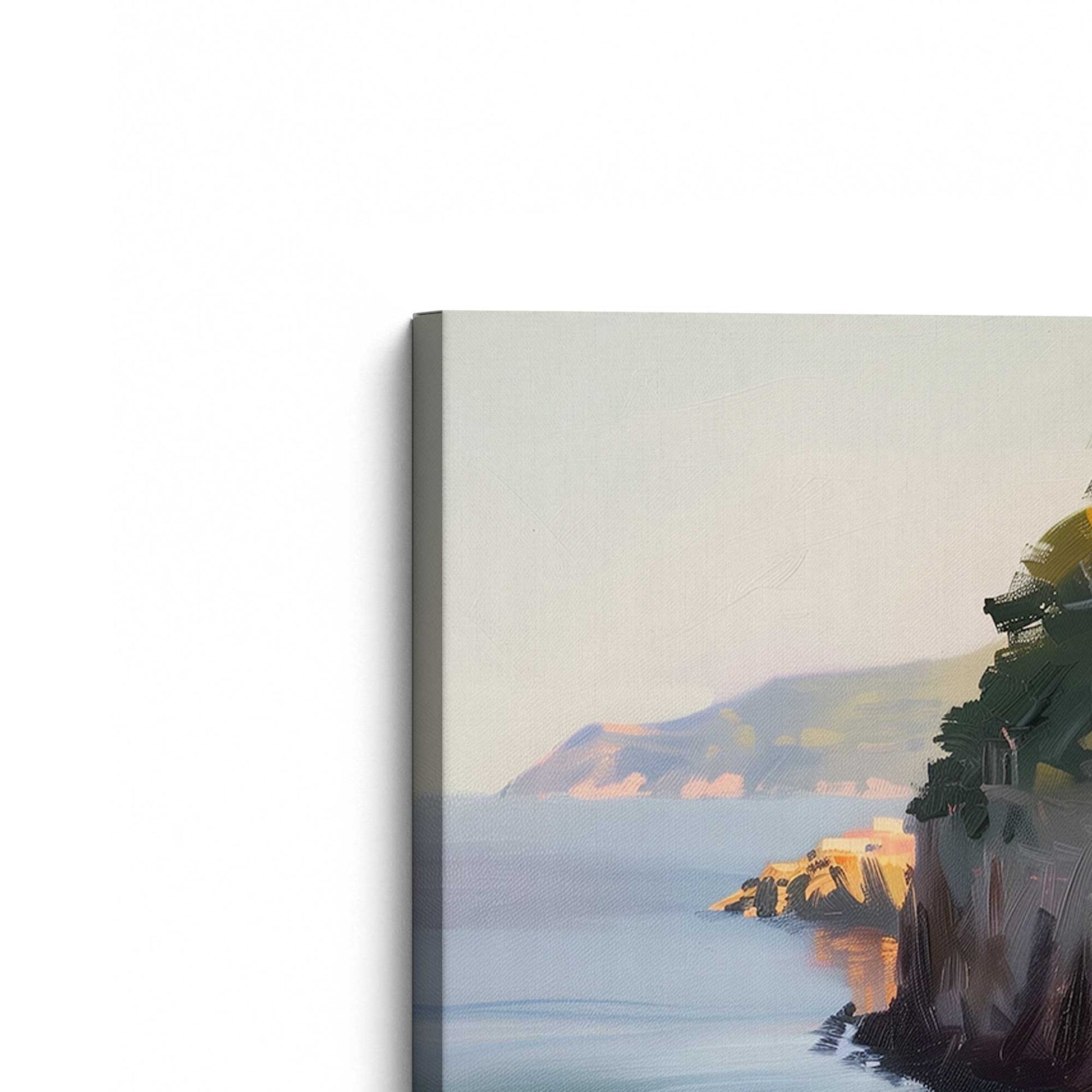 [Color:Stretched Canvas], Picture of the corner of the art