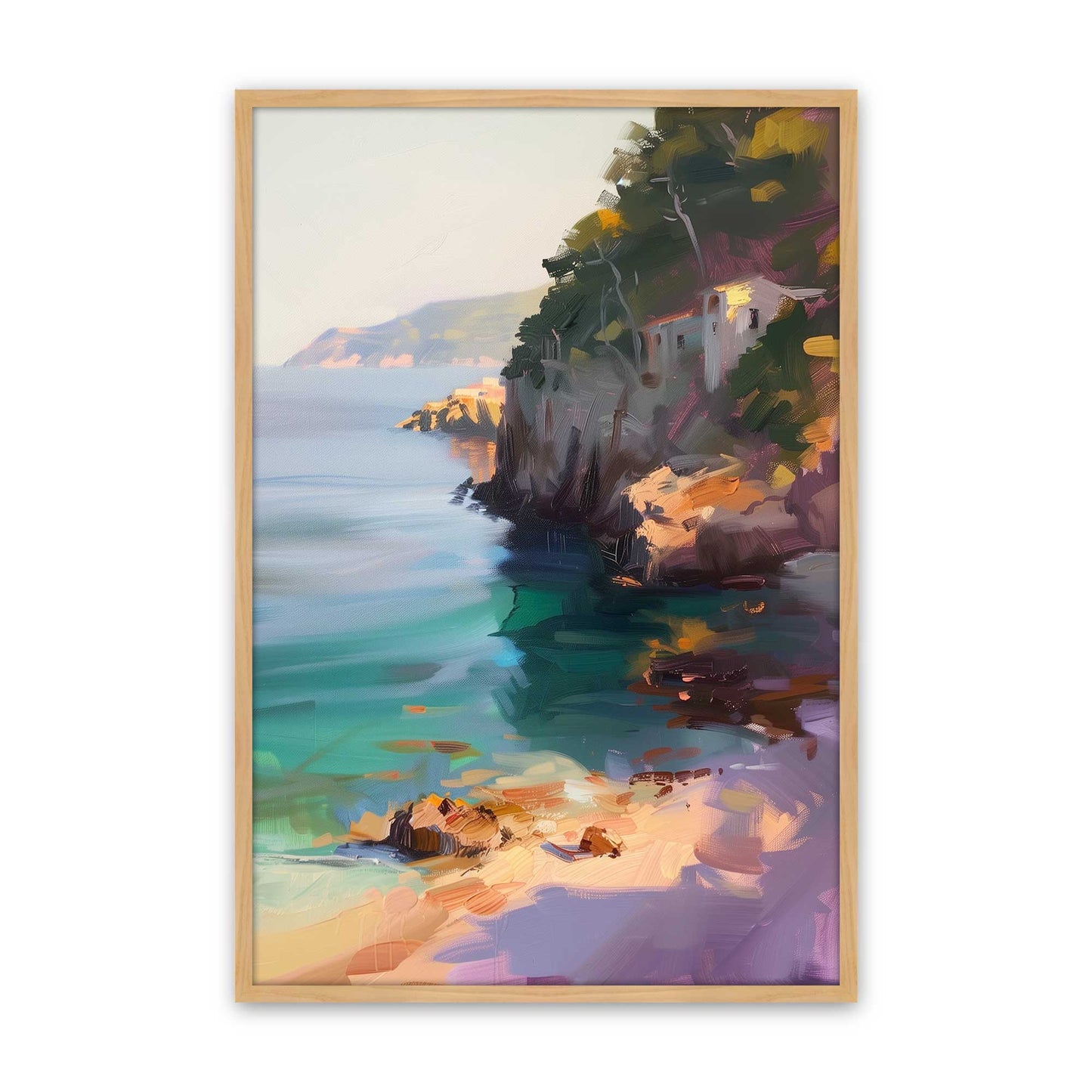 [Color:American Maple], Picture of art in a American Maple frame
