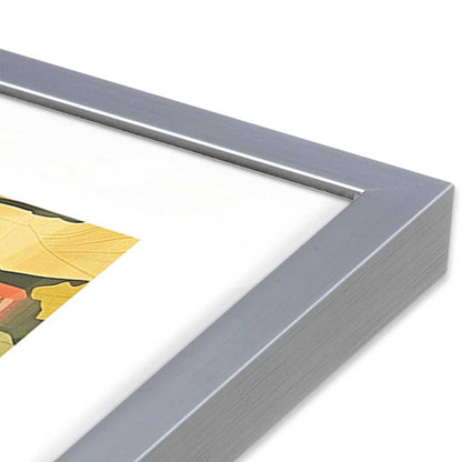 [Color:Polished Chrome], Picture of art in a Polished Chrome frame at an angle