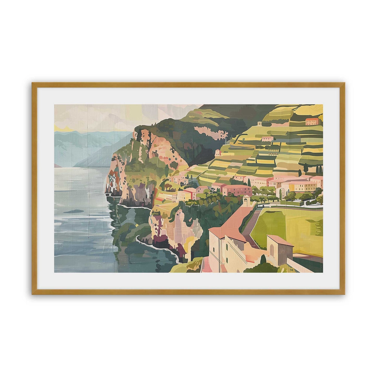 [Color:Polished Gold], Picture of art in a Polished Gold frame