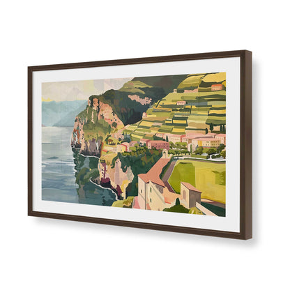 [Color:Belvinder Brown], Picture of art in a Belvinder Brown frame of the corner