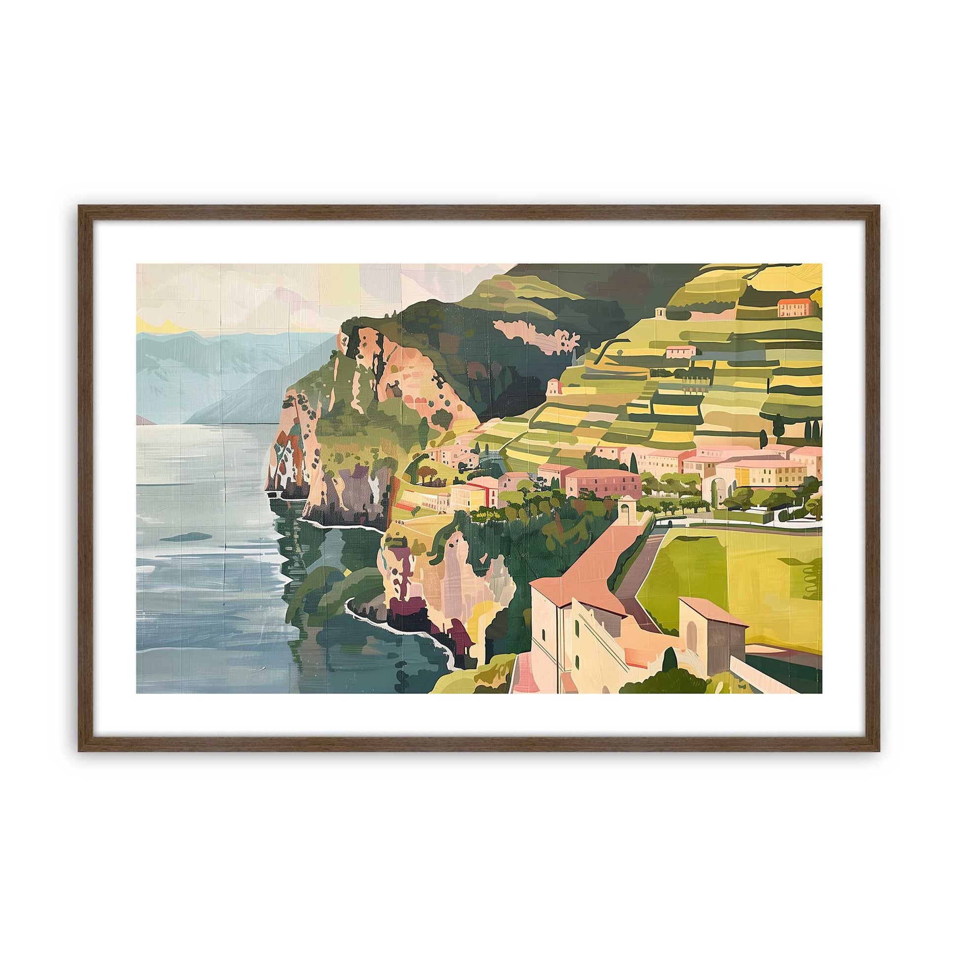 [Color:Walnut], Picture of art in a Walnut frame