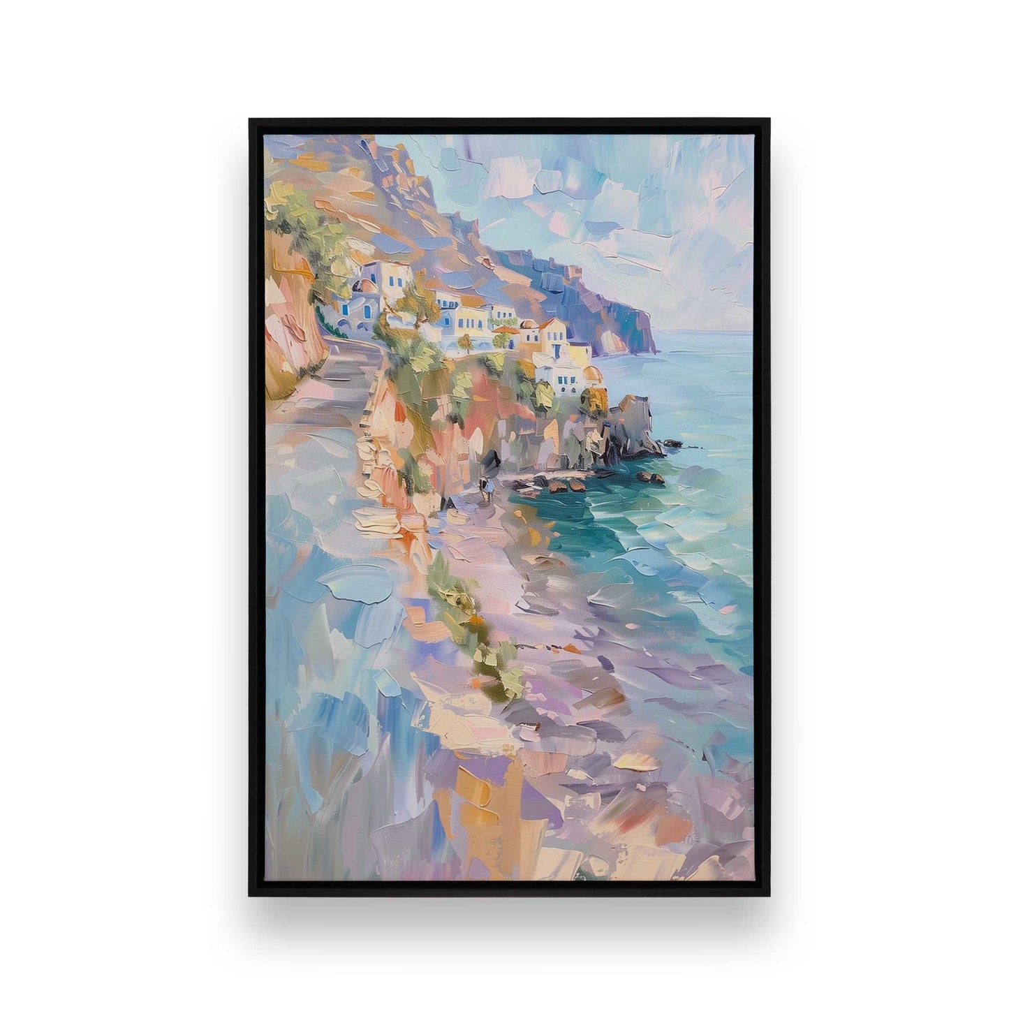 [Color:Satin Black], Picture of art in a Satin Black frame