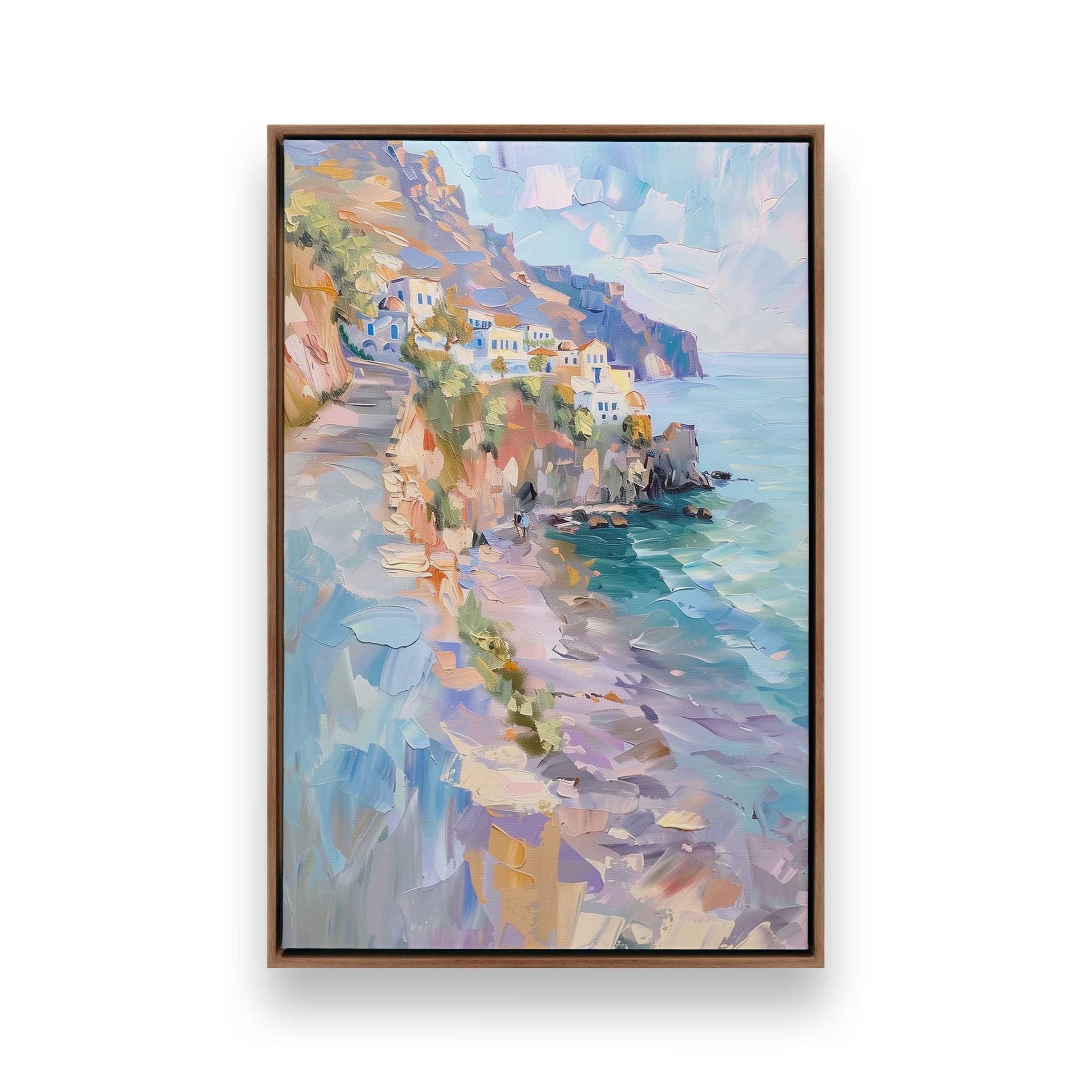 [Color:Walnut], Picture of art in a Walnut frame