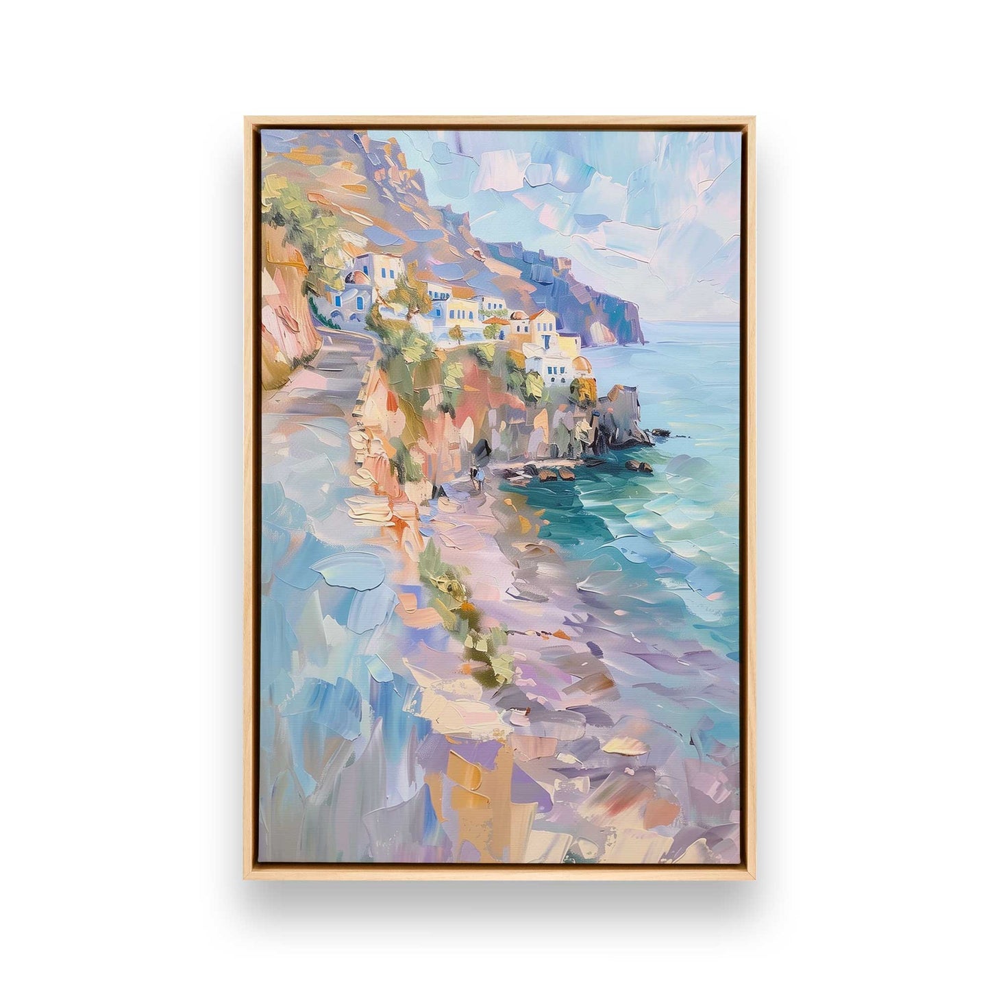 [Color:American Maple], Picture of art in a American Maple frame