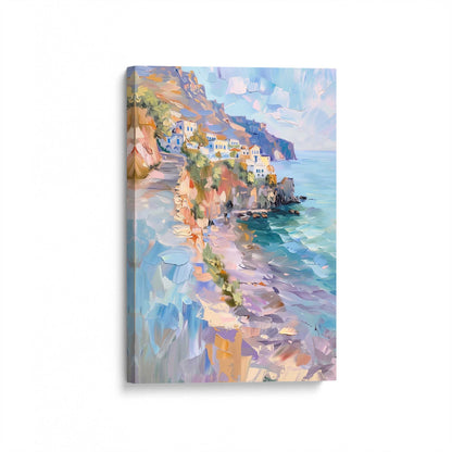 [Color:Stretched Canvas], Picture of art at an angle