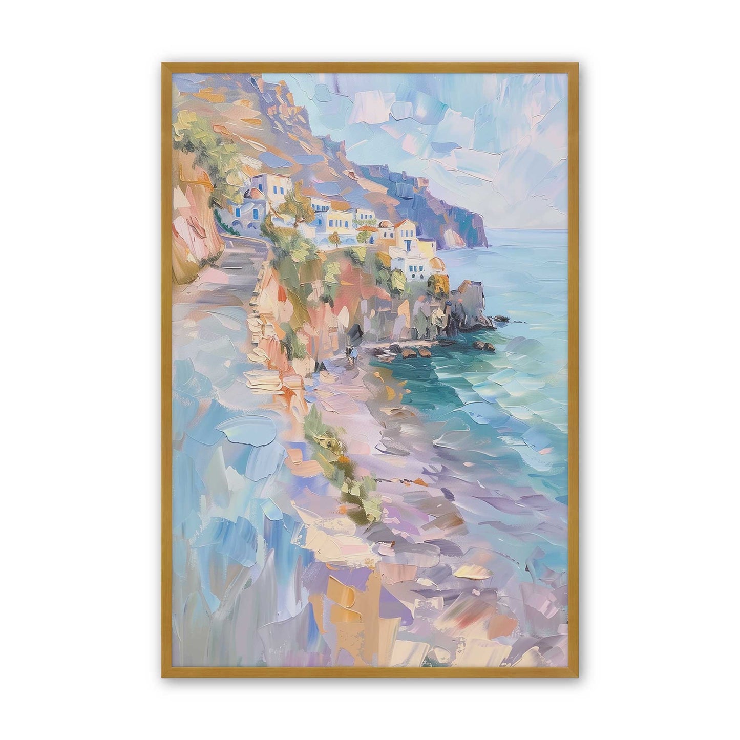 [Color:Polished Gold], Picture of art in a Polished Gold frame