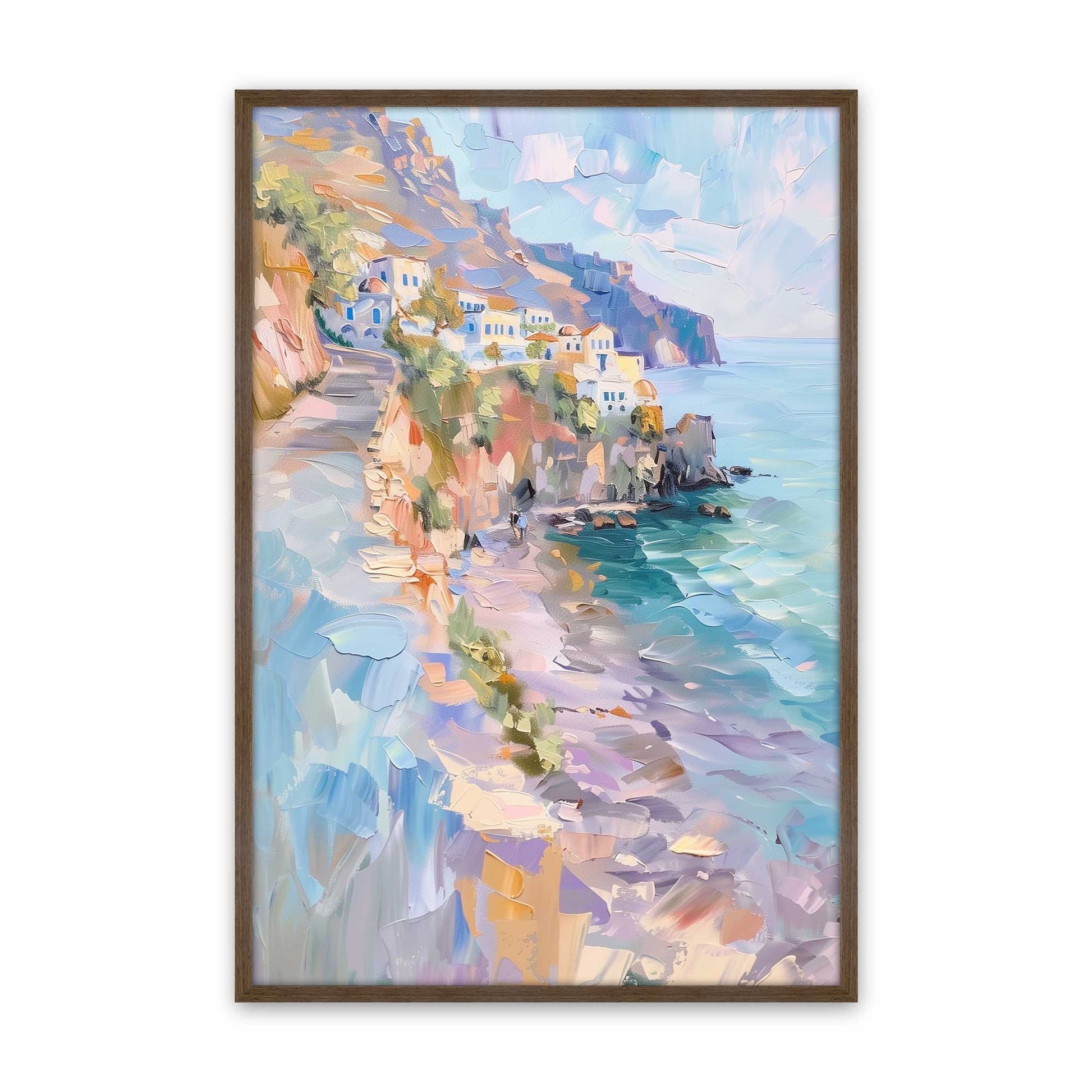 [Color:Walnut], Picture of art in a Walnut frame