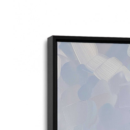 [Color:Satin Black], Picture of art in a Satin Black frame at an angle