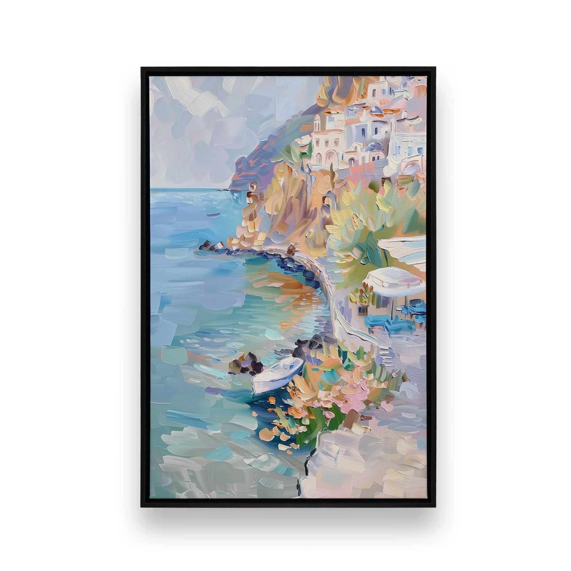 [Color:Satin Black], Picture of art in a Satin Black frame