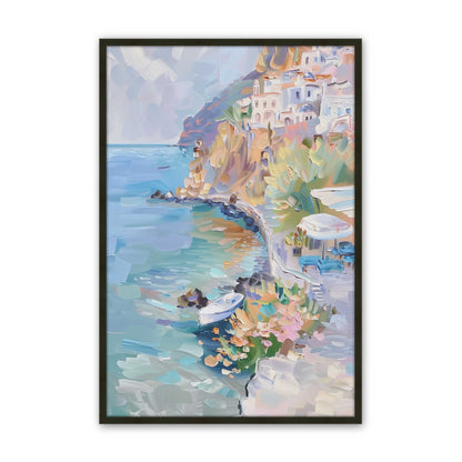 [Color:Satin Black], Picture of art in a Satin Black frame