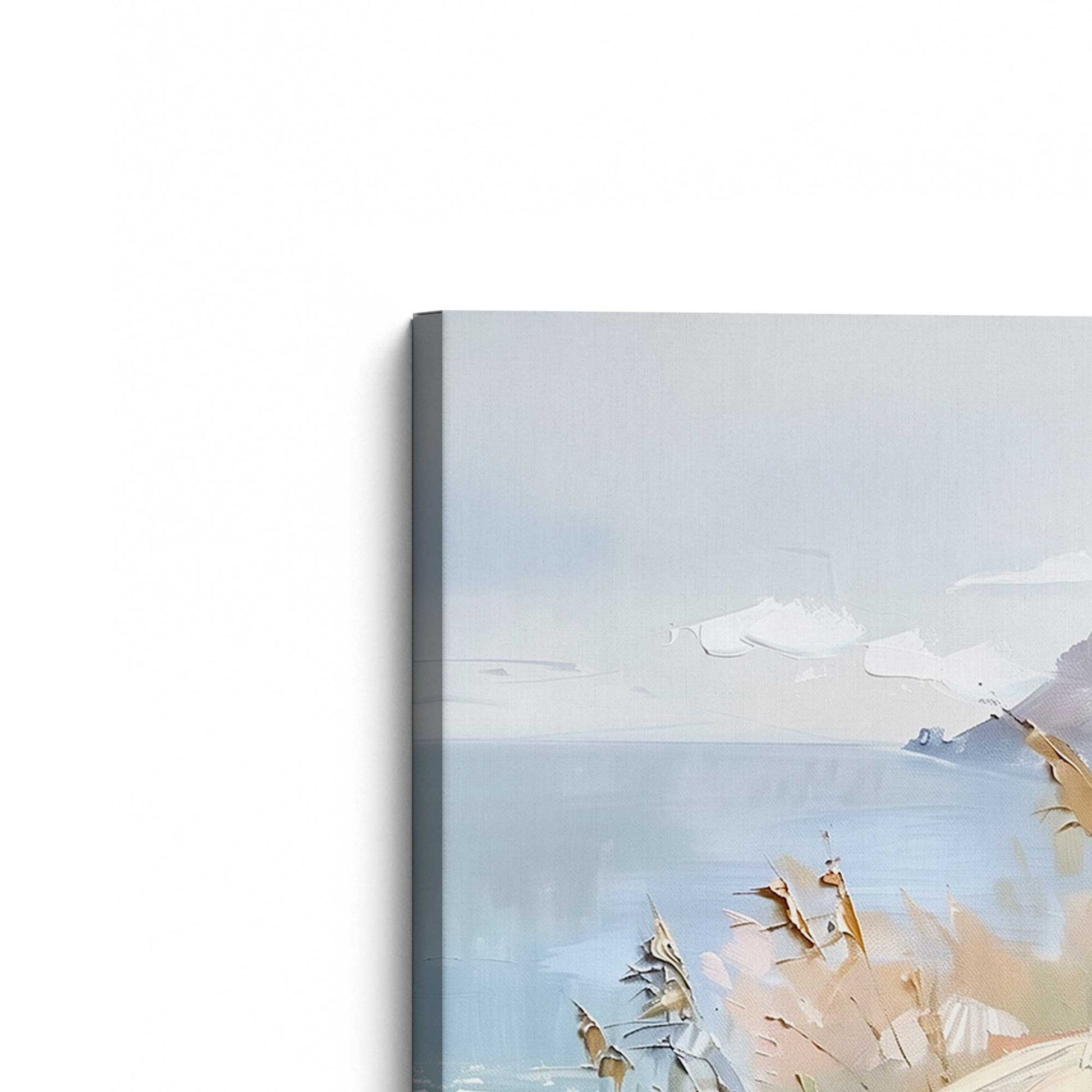 [Color:Stretched Canvas], Picture of the corner of the art