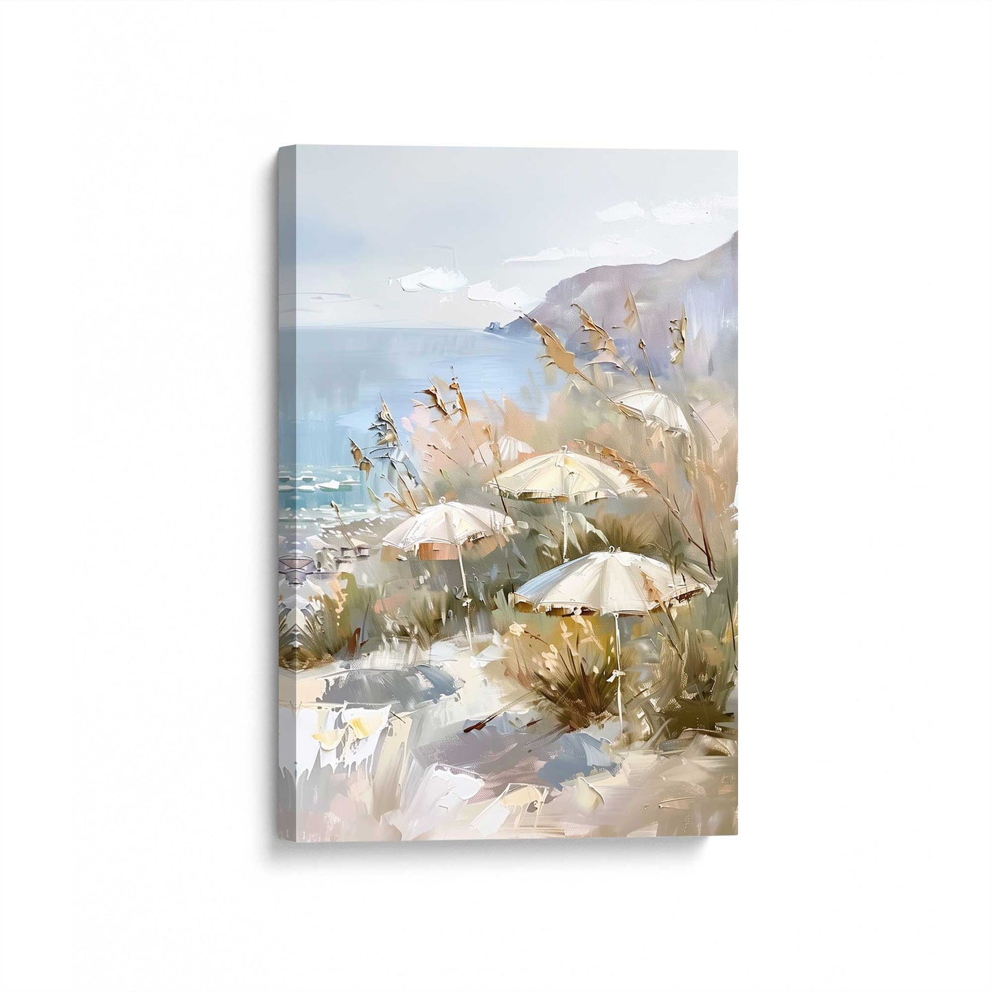 [Color:Stretched Canvas], Picture of art at an angle