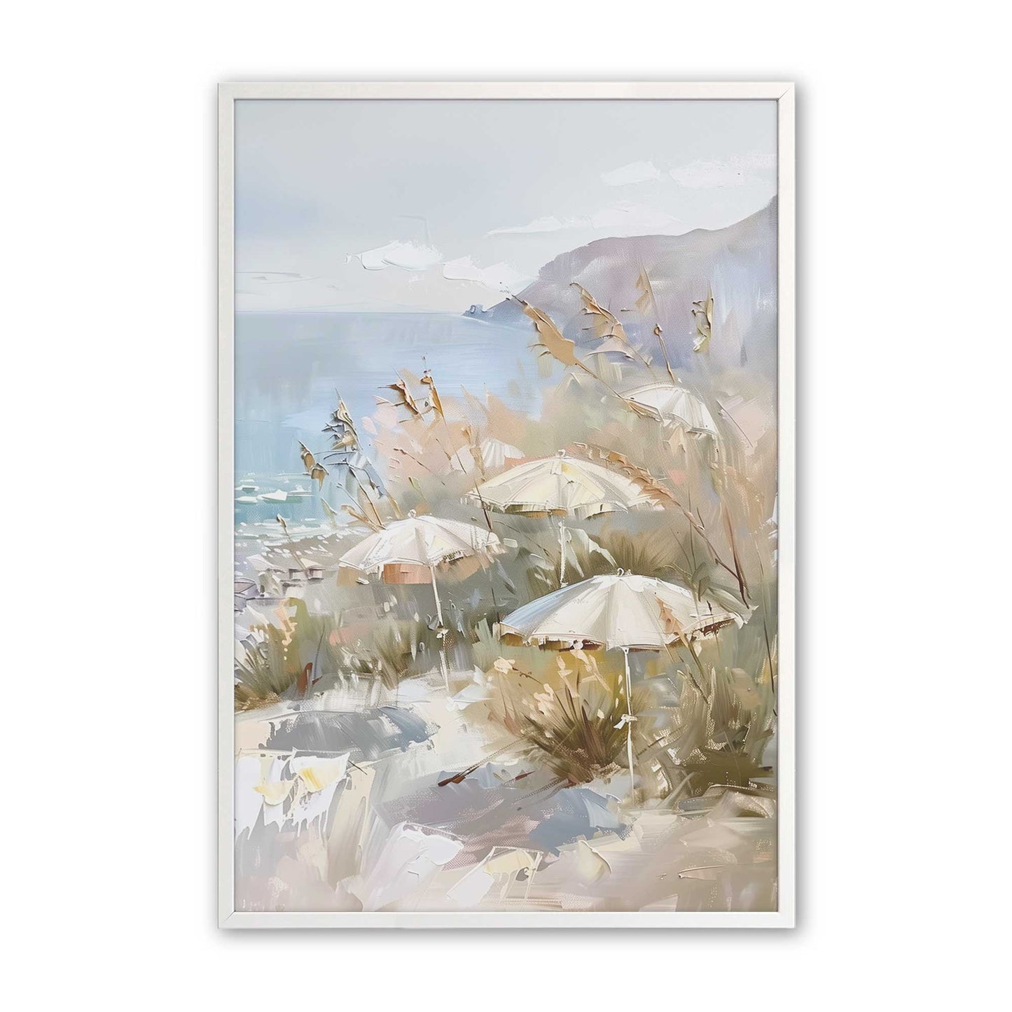 [Color:Opaque White], Picture of art in a Opaque White frame