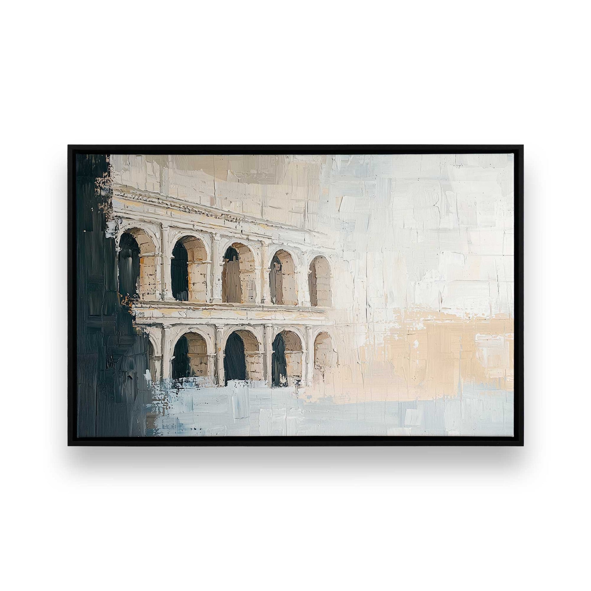 [Color:Satin Black], Picture of art in a Satin Black frame