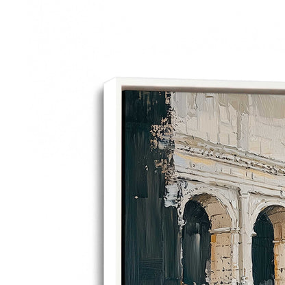 [Color:Opaque White], Picture of art in a White frame at an angle