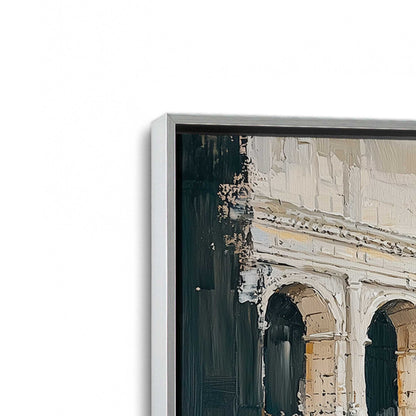 [Color:Polished Chrome], Picture of art in a Polished Chrome frame at an angle