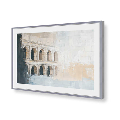[Color:Polished Chrome], Picture of art in a Polished Chrome frame of the corner