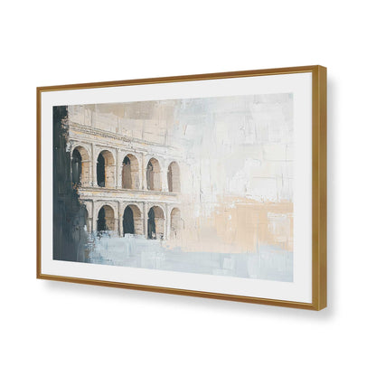 [Color:Polished Gold], Picture of art in a Polished Gold frame of the corner