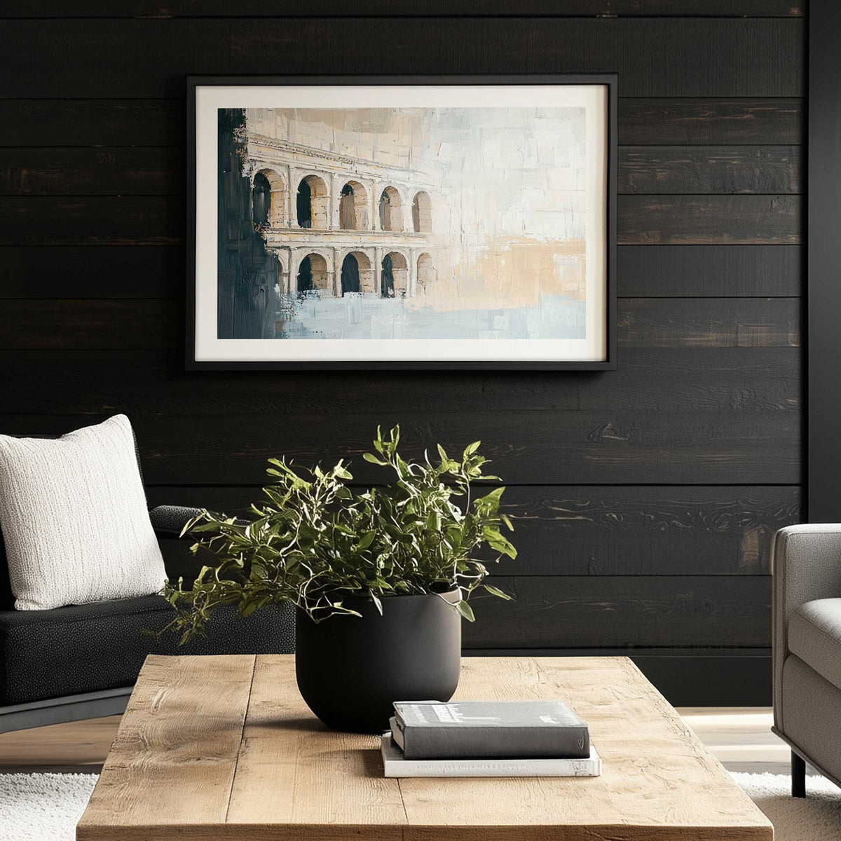Picture of art in a room