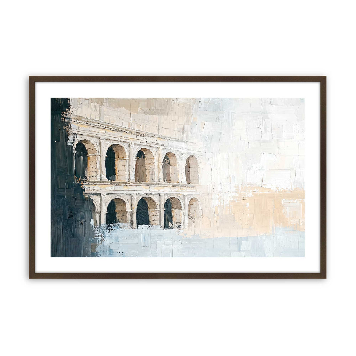 [Color:Belvinder Brown], Picture of art in a Belvinder Brown frame