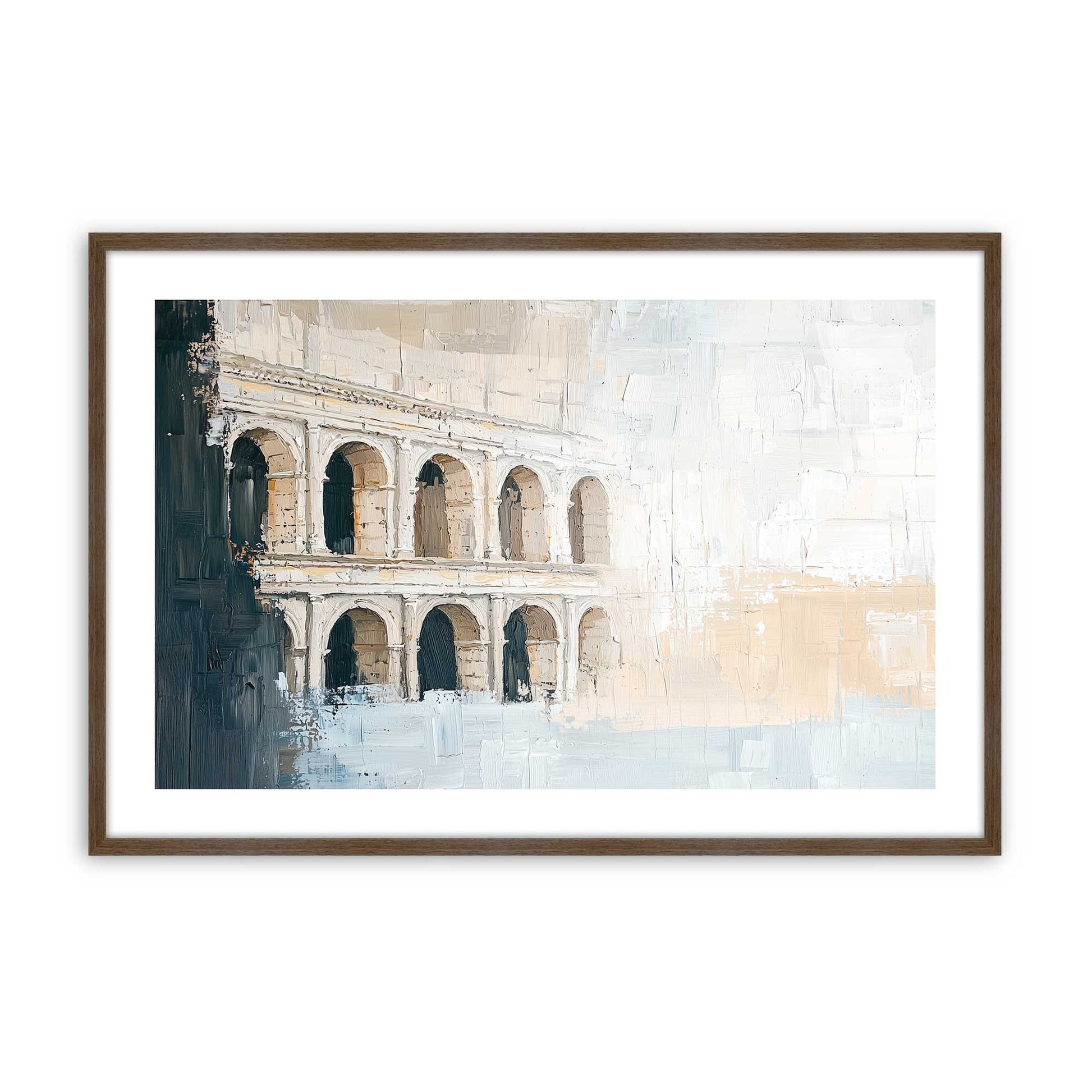[Color:Walnut], Picture of art in a Walnut frame