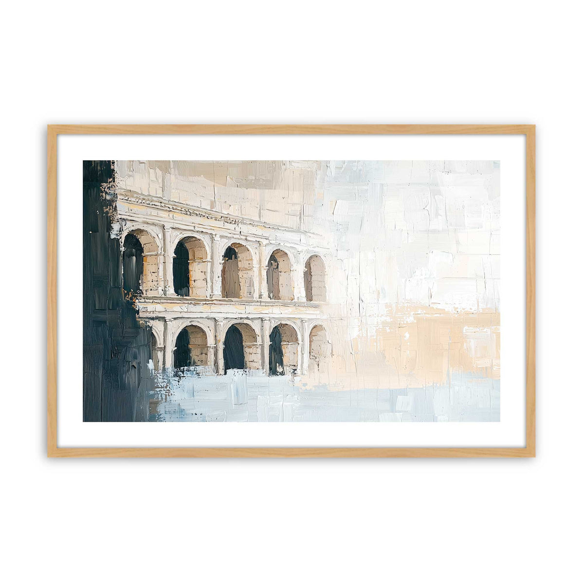 [Color:American Maple], Picture of art in a American Maple frame