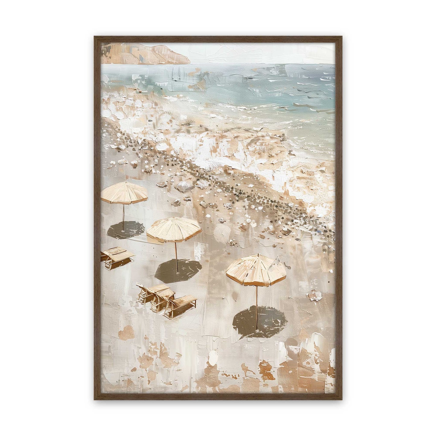 [Color:Walnut], Picture of art in a Walnut frame