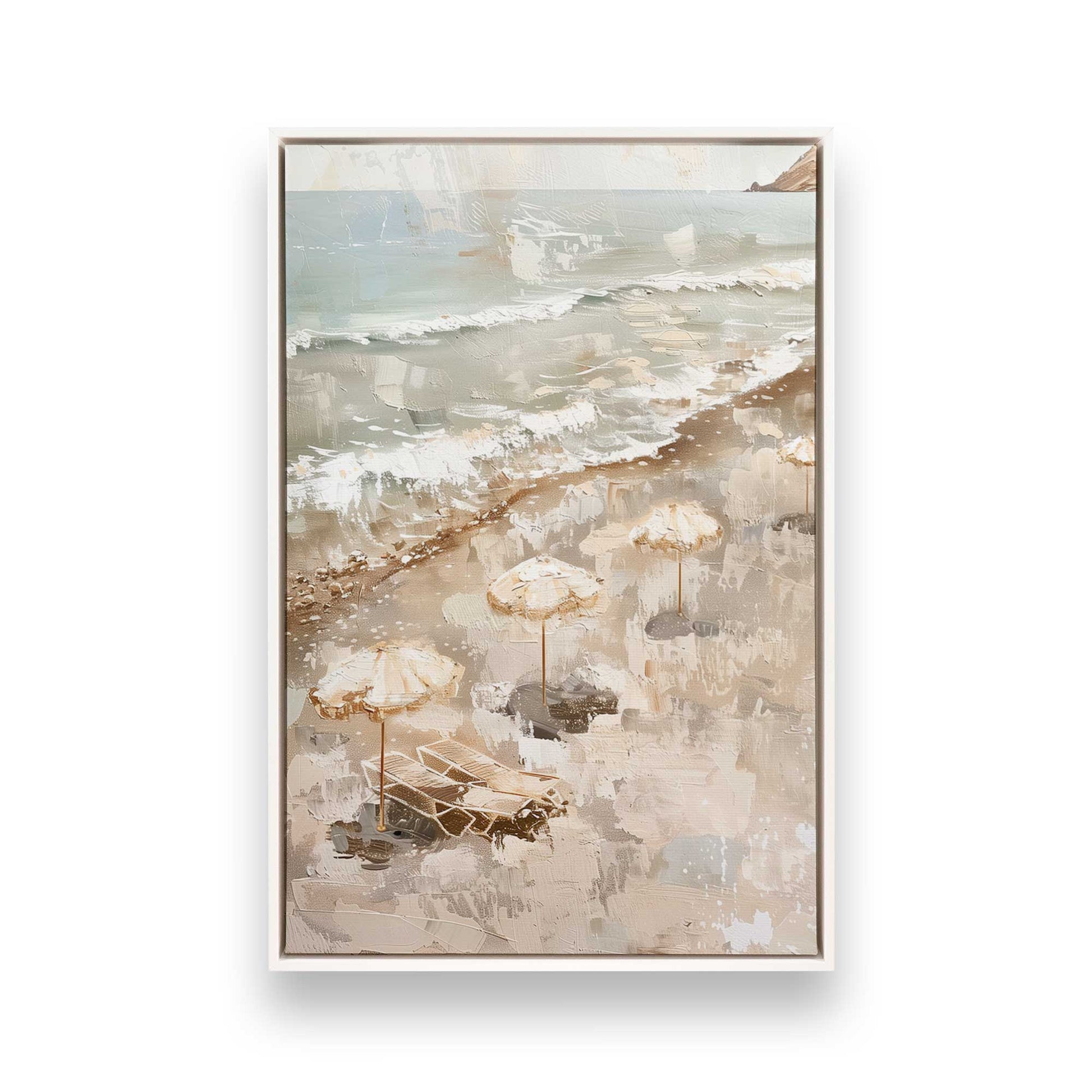 [Color:Opaque White], Picture of art in a White frame