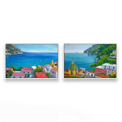 [Color:Opaque White], Picture of art in a White frame