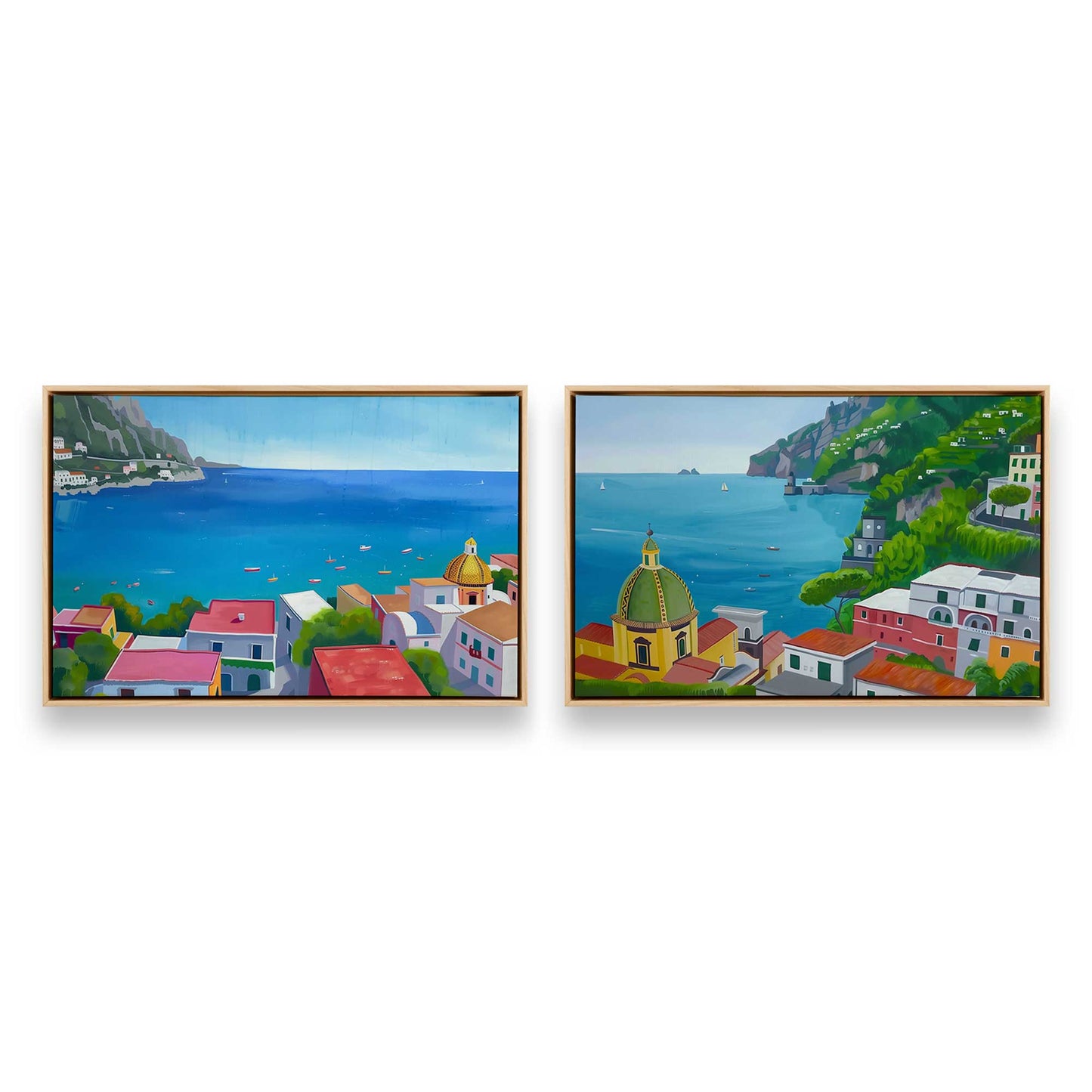 [Color:American Maple], Picture of art in a American Maple frame