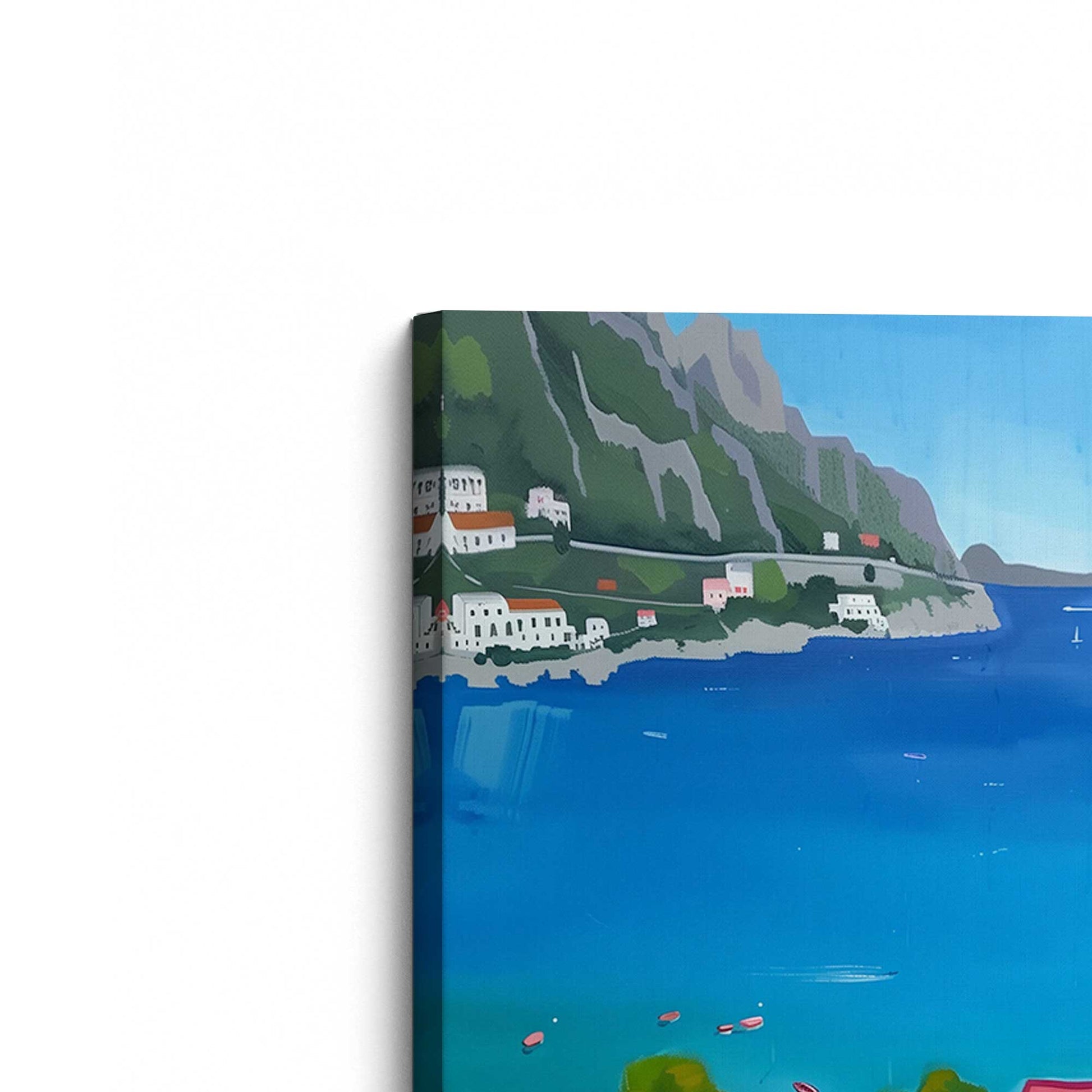 [Color:Stretched Canvas], Picture of the corner of the art