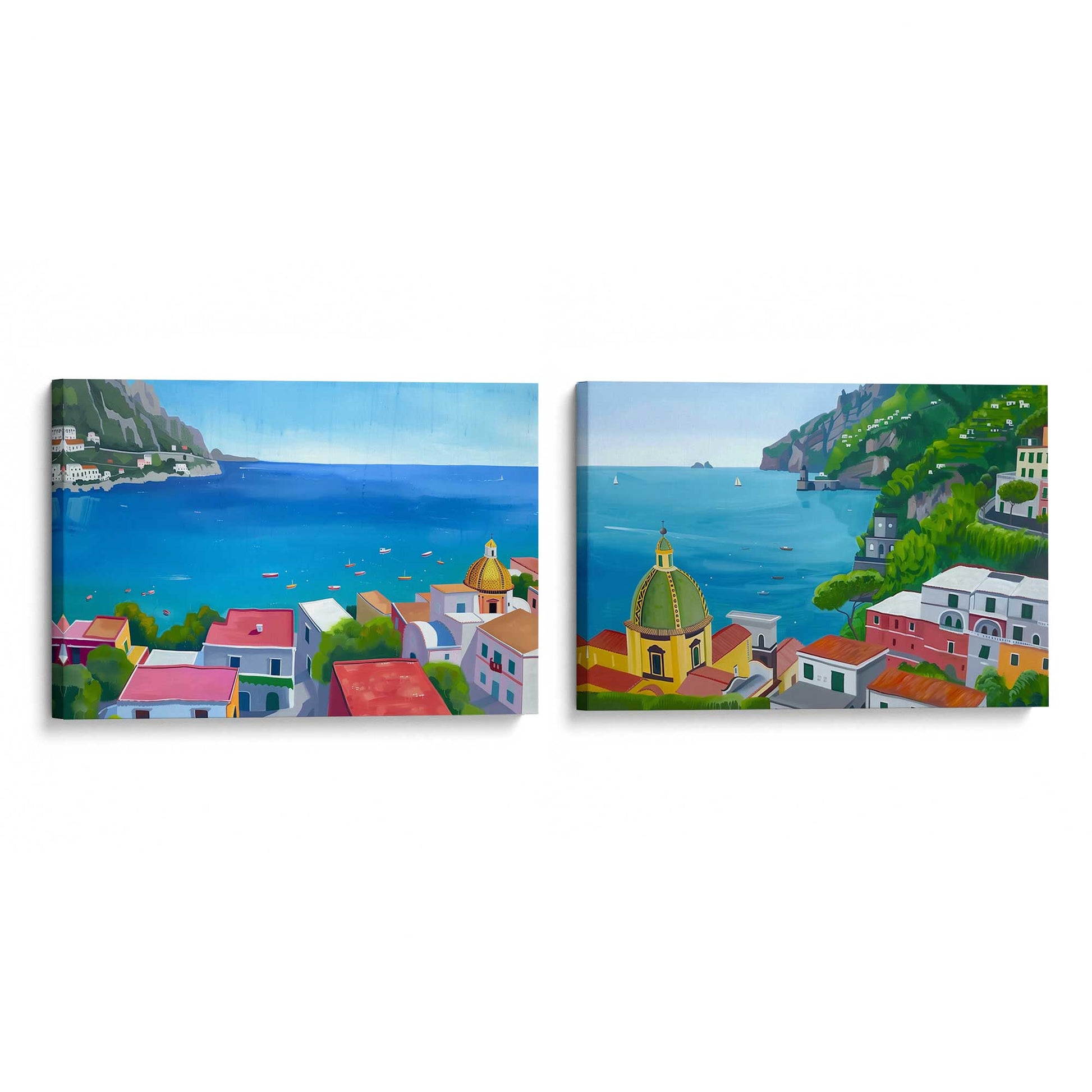 [Color:Stretched Canvas], Picture of art at an angle