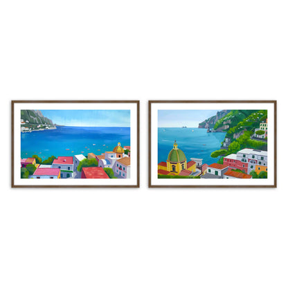 [Color:Walnut], Picture of art in a Walnut frame