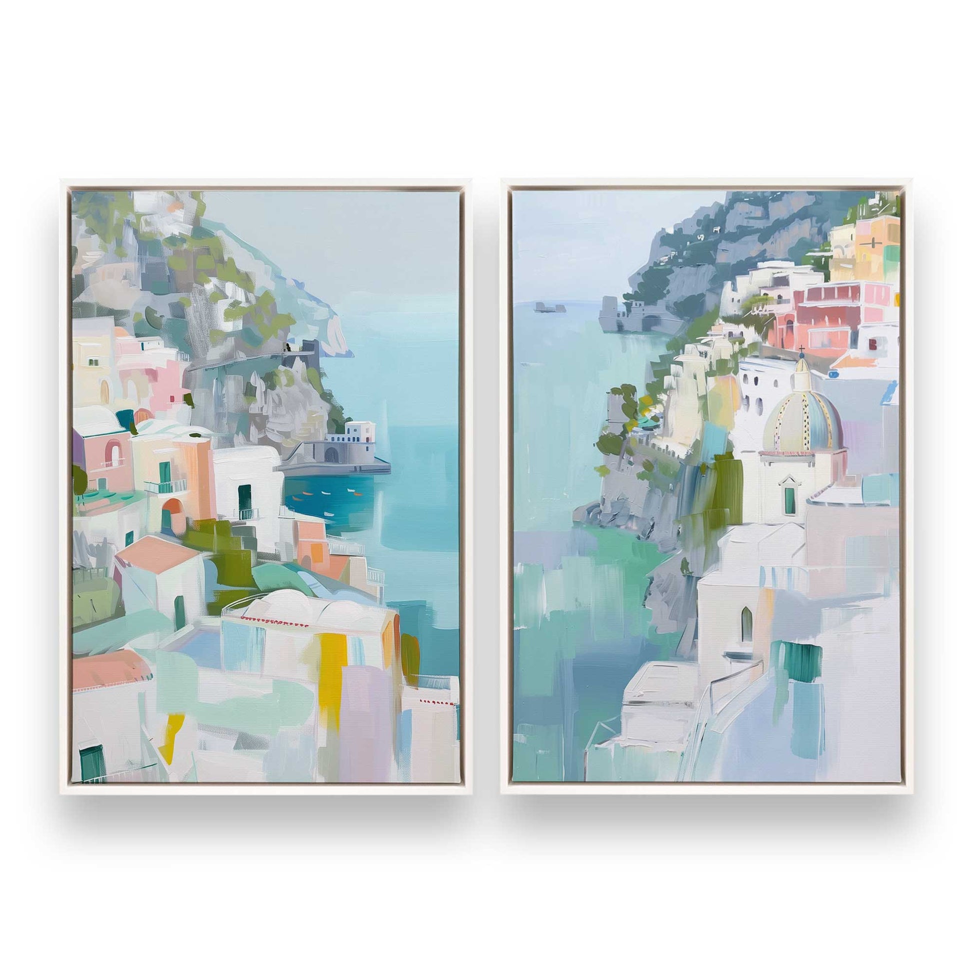[Color:Opaque White], Picture of art in a White frame