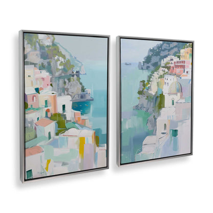 [Color:Polished Chrome], Picture of art in a Polished Chrome frame at an angle