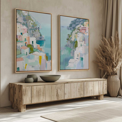 [Color:Satin Black], Picture of art in a Satin Black frame