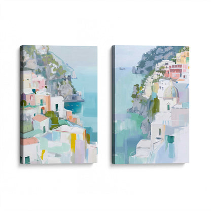 [Color:Stretched Canvas], Picture of art at an angle