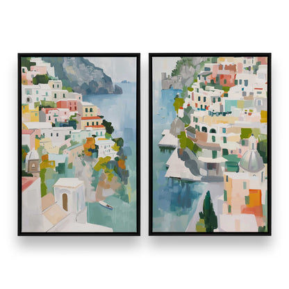 [Color:Satin Black], Picture of art in a Satin Black frame