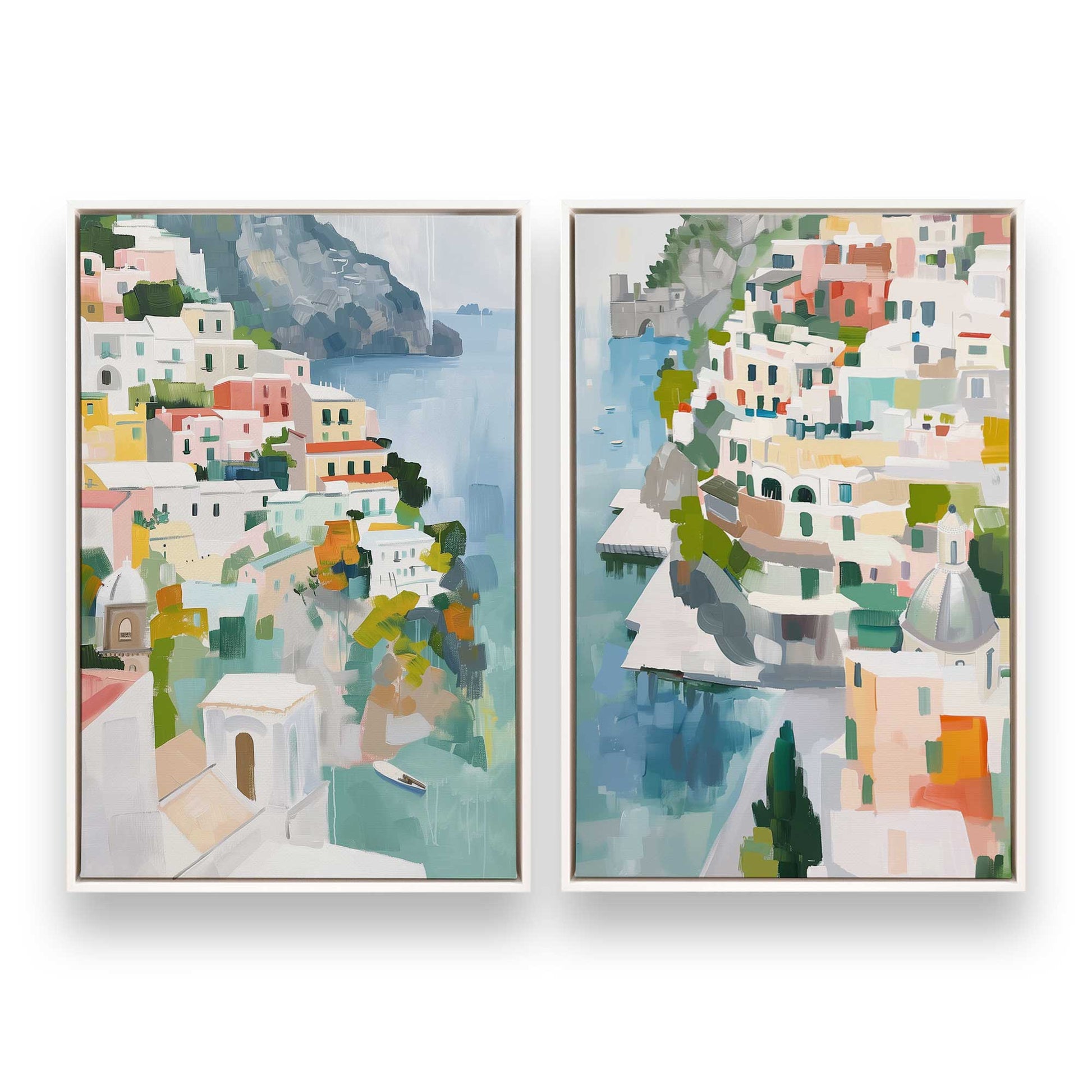 [Color:Opaque White], Picture of art in a White frame