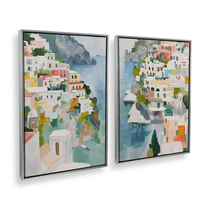 [Color:Polished Chrome], Picture of art in a Polished Chrome frame at an angle