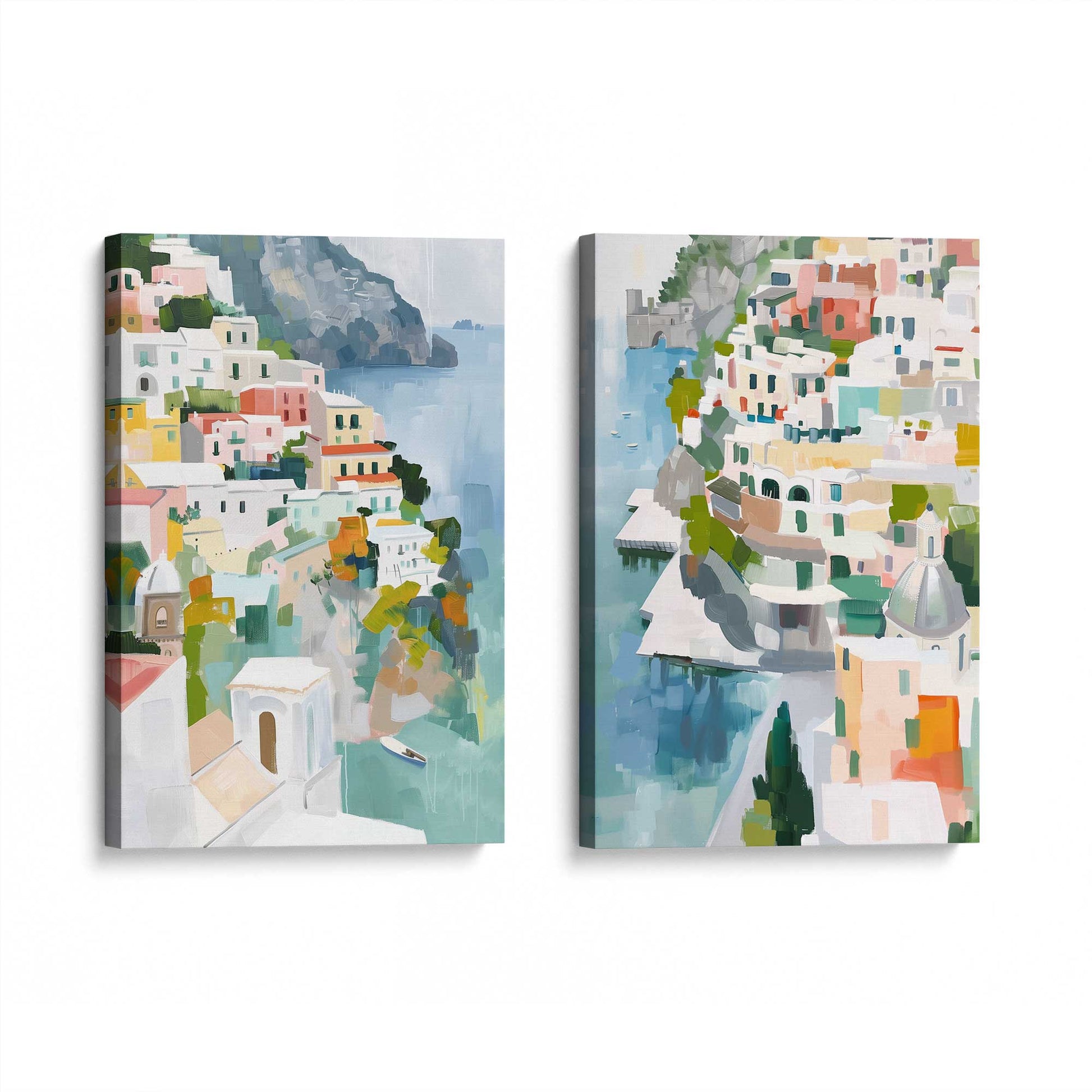 [Color:Stretched Canvas], Picture of art at an angle