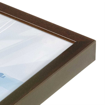 [Color:Belvinder Brown], Picture of art in a Belvinder Brown frame of the corner