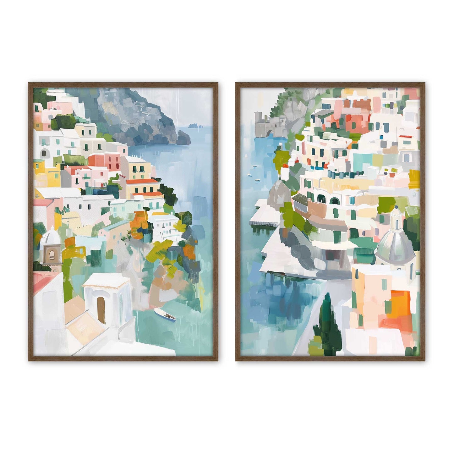 [Color:Walnut], Picture of art in a Walnut frame