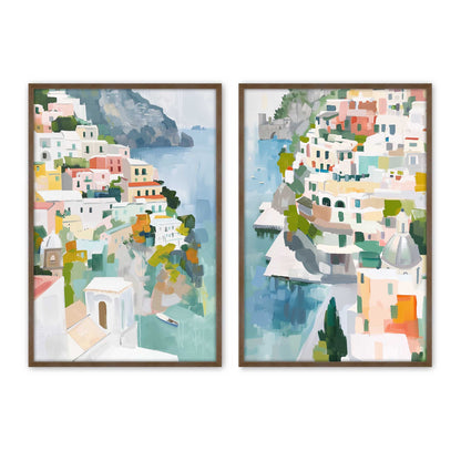 [Color:Walnut], Picture of art in a Walnut frame