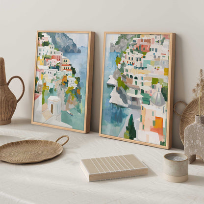 [Color:American Maple], Picture of art in a American Maple frame
