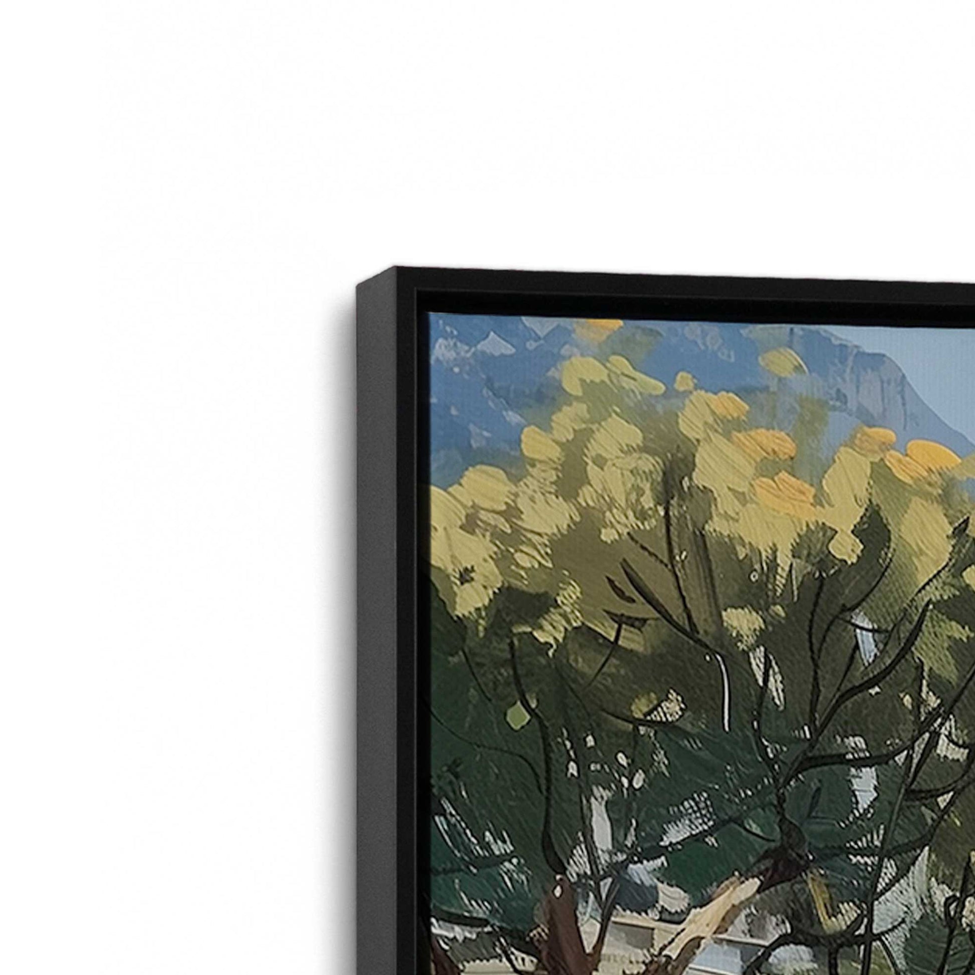 [Color:Satin Black], Picture of the corner of the art